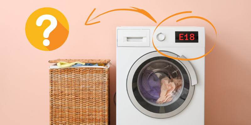 Bosch washing machine E09 fault code on the display