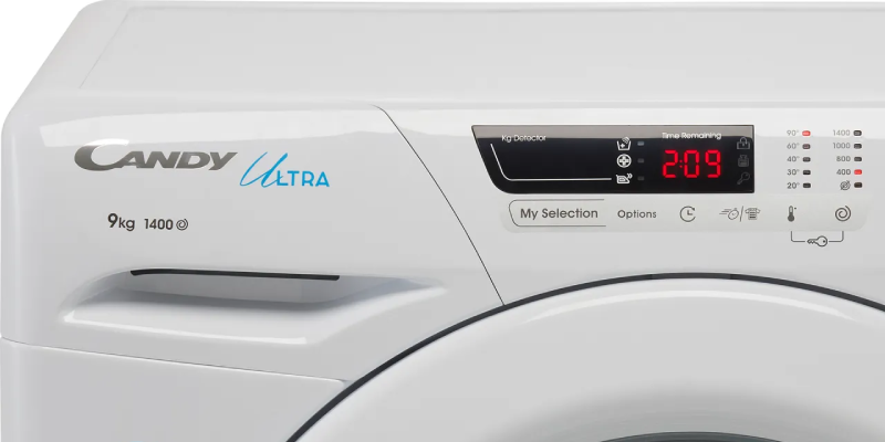 Candy washing machine error codes