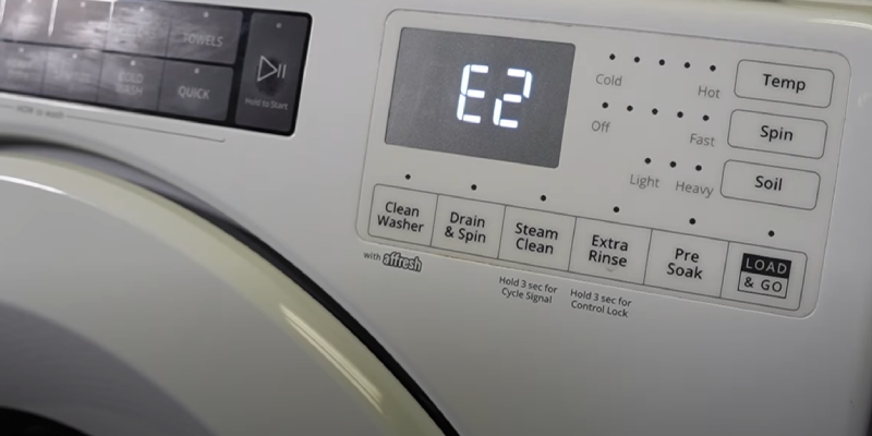 Whirlpool washing machine error codes